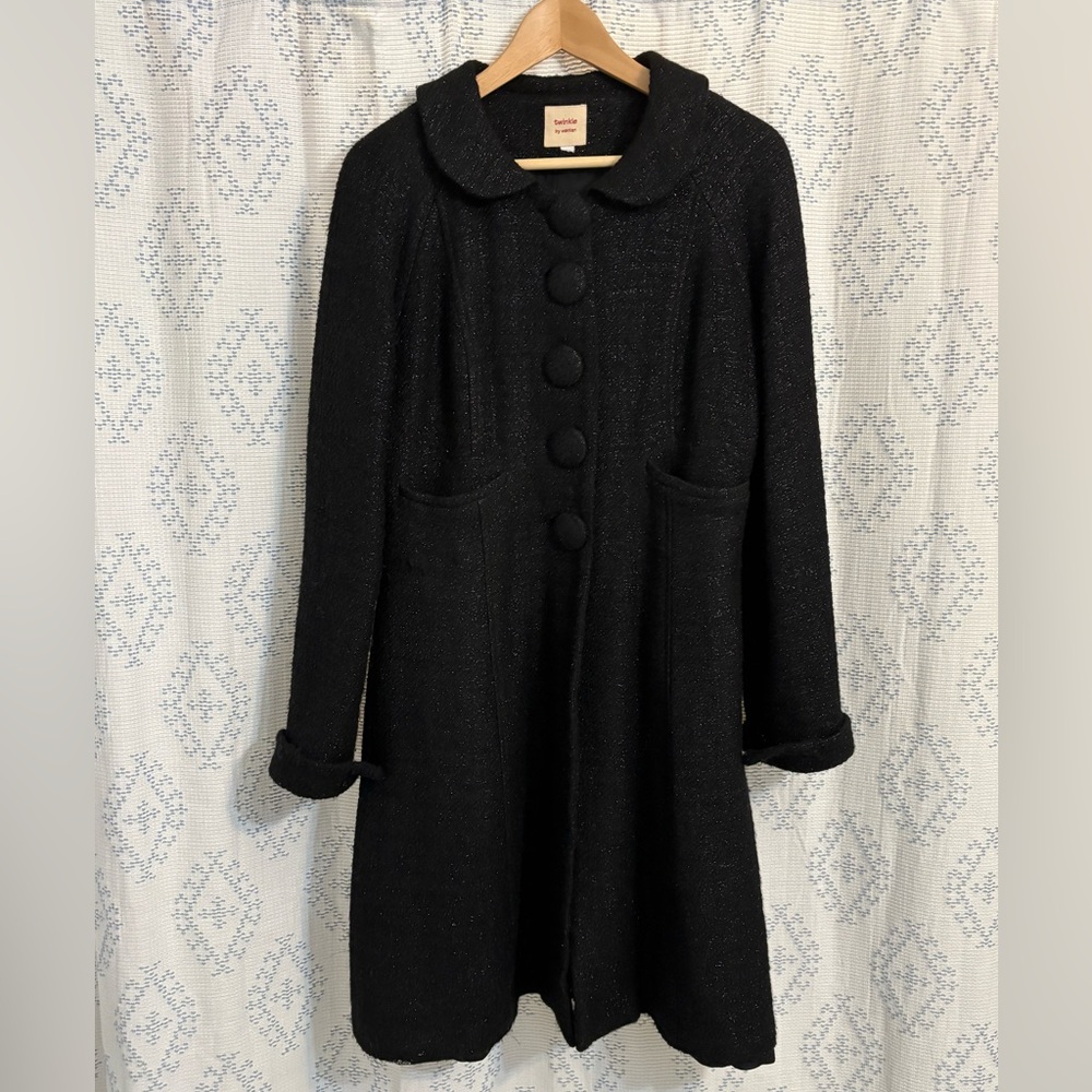 Make me an offer! 😊 Gorgeous, Dramatic Statement Coat - Twinkle by Wenlan - Picture 2 of 15